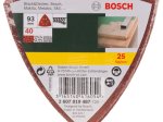 Šlifavimo popierius BOSCH Delta, K40 25 vnt.