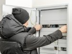 Liemenė HOGERT WORKWEAR Borger, su gobtuvu, juoda spalva, M (50) dydis
