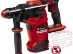 Akumuliatorinis perforatorius EINHELL HEROCCO 36/28, 36 V, bešepetėlis variklis, smūgio energija 3,2 J, be akumuliatorių ir kroviklio, lagaminas