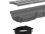 Modulinė jungtis Dakota MIDI vamzdžiui Ø 110 mm iš apačios, su 4 varžtais