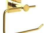 Tualetinio popieriaus laikiklis BA-DE Nero Gold, pakabinamas, atviras, aukso spalvos, CKG-7820 84