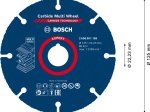 Pjovimo diskas BOSCH, iš kietmetalio „Multi Wheel“ 125 x 1 x 22,23 mm
