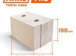 Mūro blokas ARKO M18 15 Mpa, matmenys 340 x 180 x 198 mm