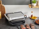 Elektrinis grilis TEFAL GC718 OPTIGRILL, nerūdijančio plieno