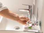 Ranksluosčių kabykla GROHE Quickfix Start Cosmopolitan, pakabinamas, kilpa, chromas, montuojamas sukant arba klijuojant, 41167000