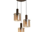 Pakabinamas šviestuvas SEARCHLIGHT Sweden, E27, 3 x 60W, 230V, 470 x 470 x 350 mm, maksimalus aukštis 1500 mm, 88910-3MO