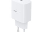 Įkroviklis HAVIT Dot Uc12, 1 x USB-C, 2,4 A, 12 W