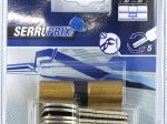 Spynos cilindras SERRUPRIX Tiger 6, 5 raktai, žalvarinis, 30x30 mm, 216602