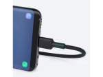 Įkrovimo laidas AUKEY, USB-C į USB-C, pintas kabelis, ilgis 1.2m, 60W, juodos sp., EU001-LLTSN1030407B