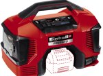 Akumuliatorinis hibridinis kompresorius EINHELL PRESSITO Solo, 18 V, be baterijos, maks. slėgis 11 bar.