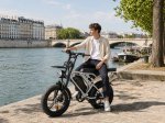 Elektrinis dviratis Sponge Scrambler Fat bike 700W, 48V 15Ah ličio jonų baterija, 80km, juodas 