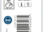 Grąžtas metalui BOSCH HSS-G, DIN 338, 3,5 × 39 × 70 mm