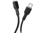 Įkrovimo laidas MUSTHAVZ, USB-C į USB-C minkštas laidas, 1.2 m, 100W, juodos sp., MHSOCABUSBCSBLK