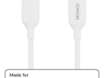 USB-C - iPhone laidas DELTACO Iplh-452, 2m,  FSC ženklinta pakuotė, baltos sp.