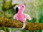 Interaktyvus pliušinis paukštis HAPPY YAPPERS, flamingas, 9592