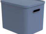 Daiktadėžė ROTHO Albula, 27 l, su dangčiu, mėlynos sp.