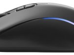 Žaidimų pelė DELTACO GAMING GAM-104, laidinė, 800-2400 DPI, 125 Hz, RGB-LED, USB, juodos sp.