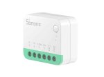 Išmanusis jungiklis SONOFF Minir4, 2400W, 230VAC, valdomas programėle, Wi-Fi, galimybė valdyti balsu, DIY režimas, telpa į senas instaliacines dėžutes