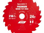 Medienos pjovimo diskas skersinio pjovimo staklėms SPECIALIST+ Wood Premium, 216x30 mm, 24 dantys