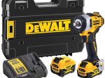 Smūginis veržliasukis DEWALT DCF901P2-QW, 1/2'' griebtuvas, 12 V, komplekte 2x5,0 Ah akumuliatoriai ir kroviklis