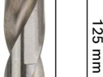 Grąžtas metalui BOSCH HSS-G, DIN 338, 9 × 81 × 125 mm