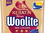 Skalbimo kapsulės WOOLITE Mix Colors, su keratinu, spalvotiems drabužiams, 33 vnt.