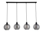 Pakabinamas šviestuvas SEARCHLIGHT Radiance, E27, 4 x 60W, 230V, 1100 x 200 x 300 mm, maksimalus aukštis 1200 mm, 44520-4SM