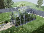 Šiltnamis KLASIKA Standart, 10 m2, su pamatu ir 6 mm. polikarbonatinė danga, 2,5 x 4 m, lašo formos