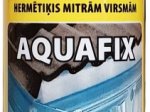 Klijai hermetikas SOUDAL Aquafix, 300 ml, skaidrus hermetikas, limpa ant drėgnų paviršių, plastiškas