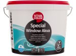 Langų ir durų dažai VIVACOLOR Special Window Akva, 2,7 l, A bazė, balti, pusiau blizgūs