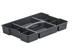 Krepšeliai dėžėms ROTHO Evo, 30 - 44 - 65 l, juodos sp.
