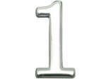 Numeriukas 1, 50 - 52 mm Chromuotas, klijuojamas