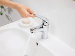 Praustuvo maišytuvas GROHE QuickFix Swift 2023 M, su dugno vožtuvu, taupantis vandenį, chromas, 24325001