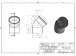 Alkūnė lauko kanalizacijai MAGNAPLAST KG, 110 mm, 45 °, 023201003