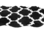 Kailis RICCO Almeria, 55 x 80 cm, baltos/juodos spalvos, 100% poliakrilas, 669-200