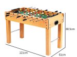 Žaidimų stalas „Stalo futbolas“, matmenys 121 x 61 x 80,5 cm