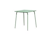 Lauko valgomojo stalas NOVELLY HOME MT22107-L70, iš plieno, su antikorozine danga, sp. šviesiai žalia, 730 x 700 x 700 mm