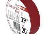Elektroizoliacinė juosta EMOS, PVC 0,13x19mm (20m), raudona