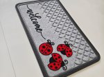  Kilimėlis RICCO SMART BIEDRONKA, 45 x 75 cm, 100% PP, gumos pagrindas, 802-002