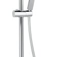 Dušo ir vonios komplektas FERRO Np79-Blx13U, vonios maišytuvas, "Linus" dušo kompl: dvi dušo galvutės, reg.stovas 107,6-170cm, 150cm žarna, "Easy Clean System"
