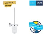 Tualeto šepetys GROHE Quickfix Start Cosmopolitan, pakabinamas, chromas, montuojamas sukant arba klijuojant, 41169000
