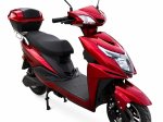 Elektrinis motoroleris EKOMOTO Z1000, raudonas, 20 Ah švino baterija