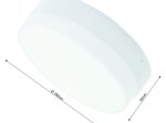 LED šviestuvas TOPE Tora, 18W, 3000K, 1265 lm, IP40, virštinkinis, apvalus, baltos sp., matmenys 180 x 55 mm, 6004000049