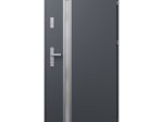 Metalinės lauko durys STALPRODUKT S61, kairinės, antracito spalvos, 2075x964x55 mm