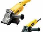 Elektrinių kampinių šlifuoklių rinkinys DEWALT DWE492DUO2-QS, DWE4157 + DWE492, 125 ir 230 mm
