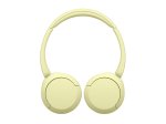 Ausinės SONY WH-CH520, belaidės ausinės, geltonos sp.