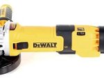 Elektrinis kampinis šlifuoklis DEWALT DWE4257-QS, galia 1500 W, 125 mm, švelnus startas, reguliuojamos apsukos