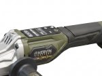 Akumuliatorinis kampinis šlifuoklis HERVIN BATTERY BLM-298, 20 V, bešepetėlinis, skaitmeninis valdymas, diametras 125 mm, 6 greičiai, be akumuliatoriaus ir kroviklio
