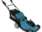 Akumuliatorinė vejapjovė MAKITA DLM538PG2, 2 x 18 V, pjovimo plotis 53 cm, 70 l krepšys, 4 in 1, svoris 25,5 kg, bešepetėlis variklis, 2 X 6,0 Ah akumuliatoriai ir DC18RD pakrovėjas