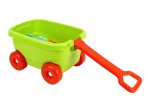 Smėlio ir vandens žaidimų rinkinys vežimėlyje, 8vnt, 1409